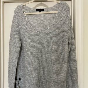 Grey oversized sweater